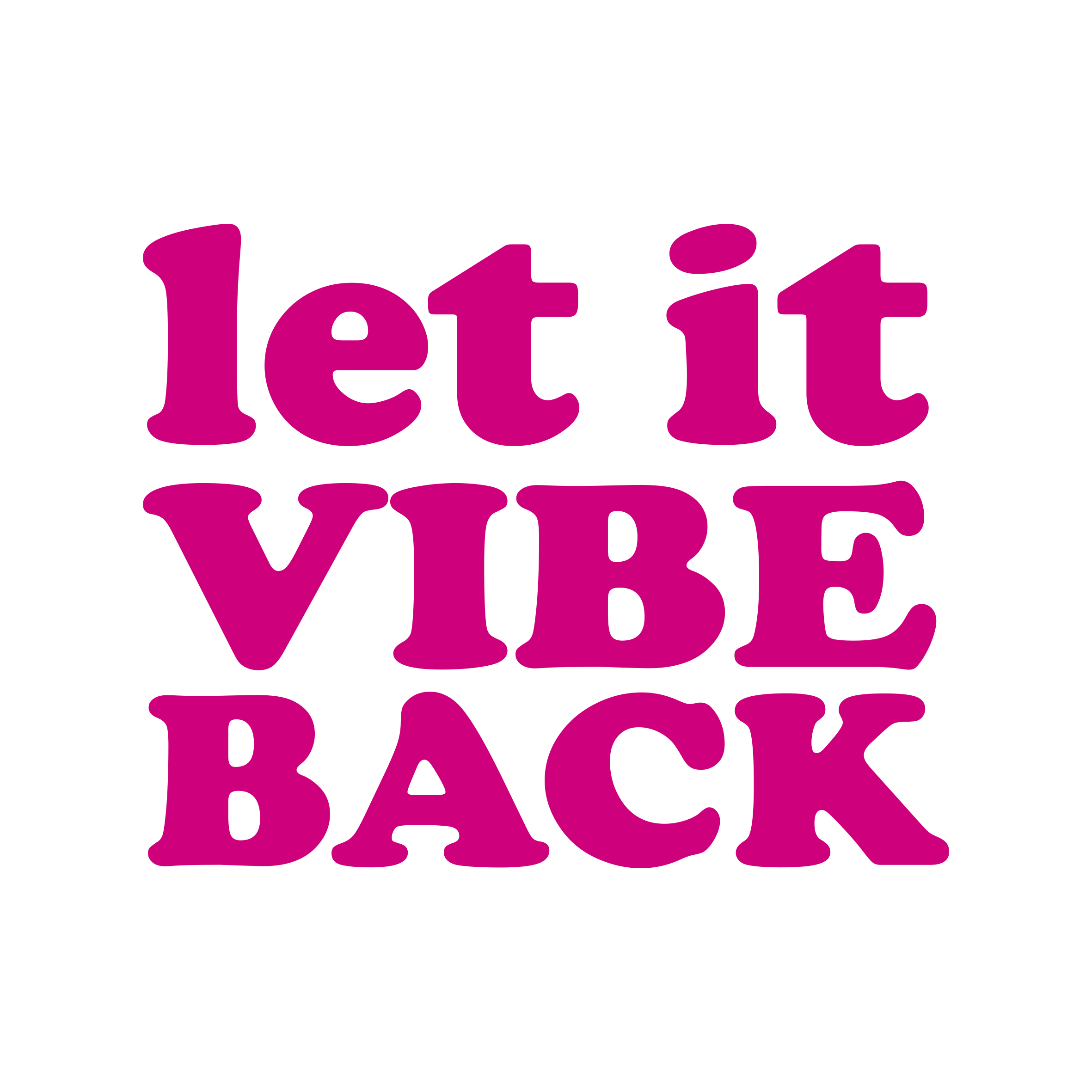 let it VIBE BACK